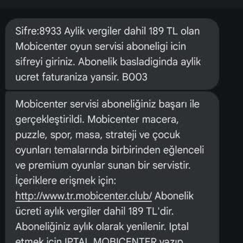 Vodafone'un Haksız Fatura Yansıtma Sorunu