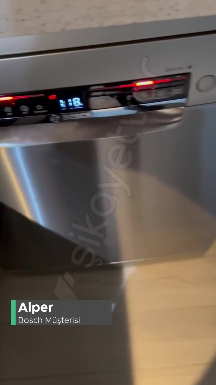 Bosch Serie 4 Bulaşık Makinesi Aşırı Sesli Çalışması videonun kapak resmi