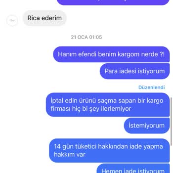 Sipariş Verdiğim Botun Teslim Edilmemesi Ve İade Sorunu