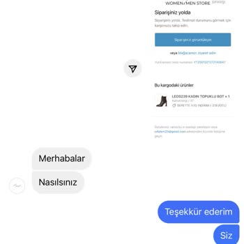 Sipariş Verdiğim Botun Teslim Edilmemesi Ve İade Sorunu