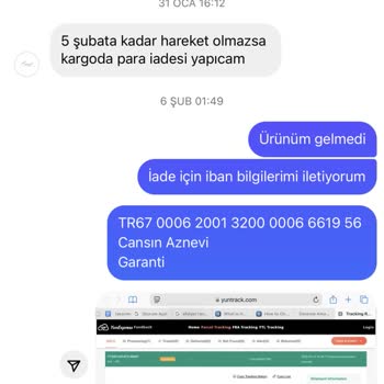Sipariş Verdiğim Botun Teslim Edilmemesi Ve İade Sorunu