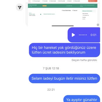 Sipariş Verdiğim Botun Teslim Edilmemesi Ve İade Sorunu