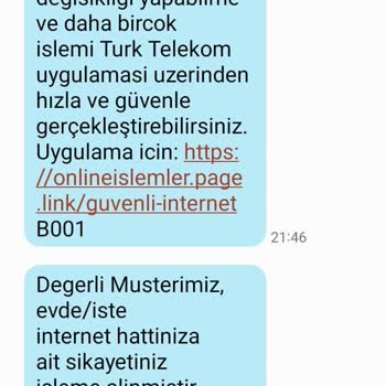 İnternet Bağlantısı Sorunu Ve Müşteri Hizmetleri İlgisizliği