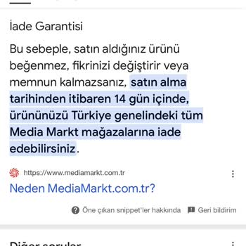 Hatalı Ürün Ve İade Sürecinde Yaşanan Sorunlar