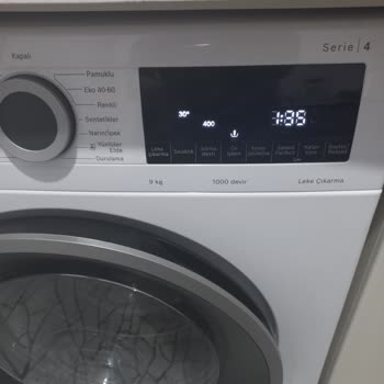 Bosch Serie 4 Çamaşırları Bir Süredir Soğuk Suda Yıkıyor