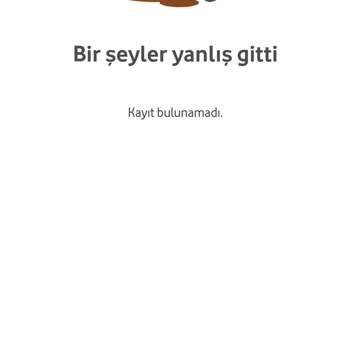Vodafone Hediye Çeki Sorunu
