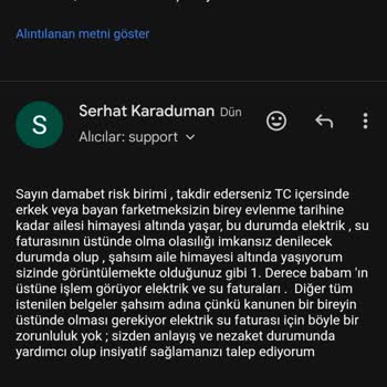 Hesap Onayı İçin Gereksiz Evrak Talebi