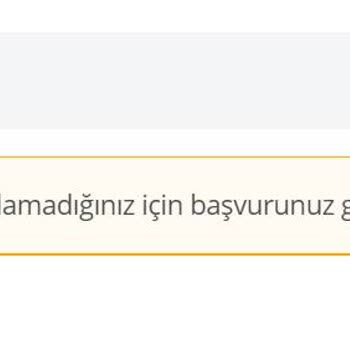 Kariyer Kapısı Ulusal Staj Programı Başvuru Kriterleri Engeli