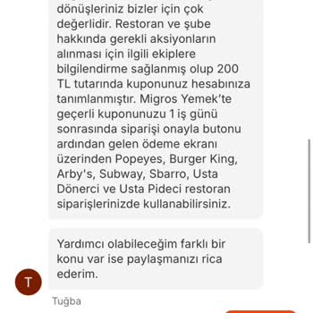 Yanlış Sipariş Ve Yetersiz Çözüm