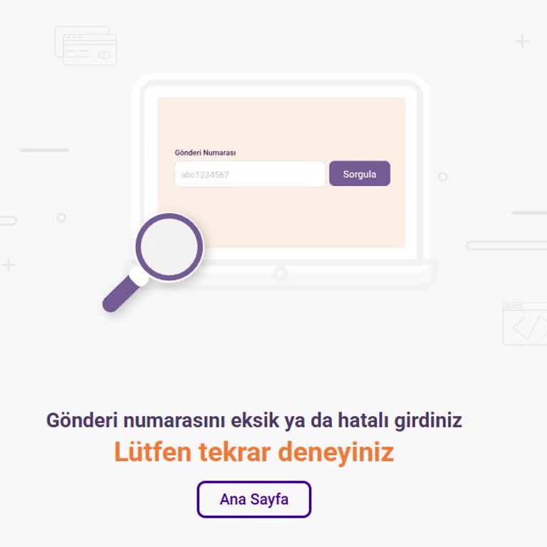 Kargo Takip Numarası Sorunu