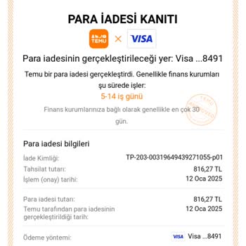 Ziraat Bankkart İle Yapılan Harcama İadesi Sorunu