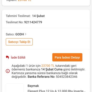 Trendyol'da Satıcı Kaynaklı Teslimat Sorunu