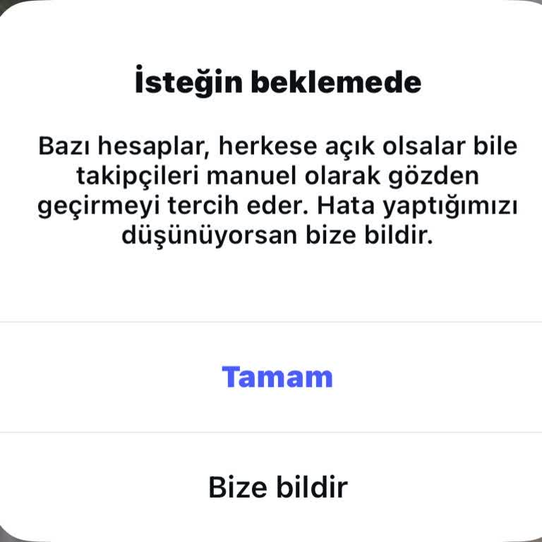 Instagram İstek Gönderme Sorunu