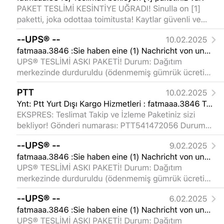 Kargo Şirketlerinden Gelen Sahte E-postalarla Mağduriyet Uyarısı