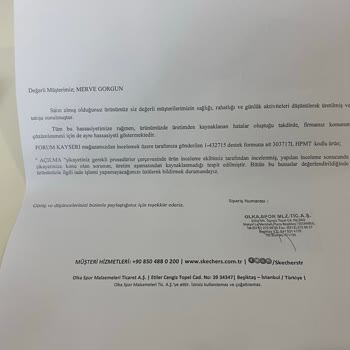 Skechers Mağazasının Garanti Sürecinde Yaşanan Hayal Kırıklığı