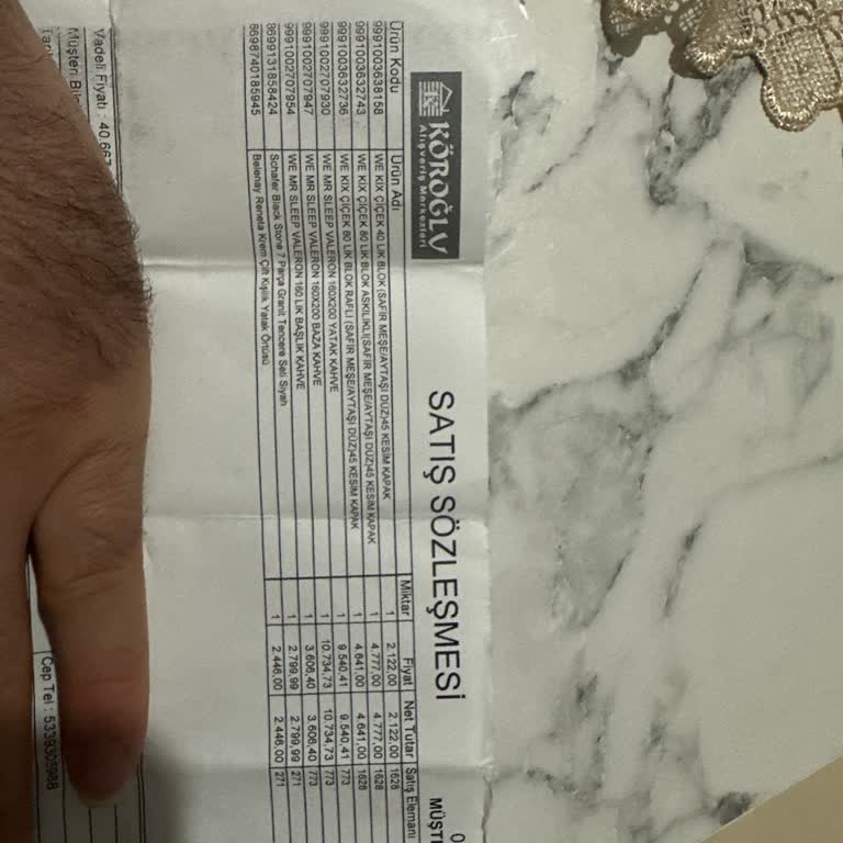 Teslim Edilmeyen Dolap Ve Yanıltıcı Yatak