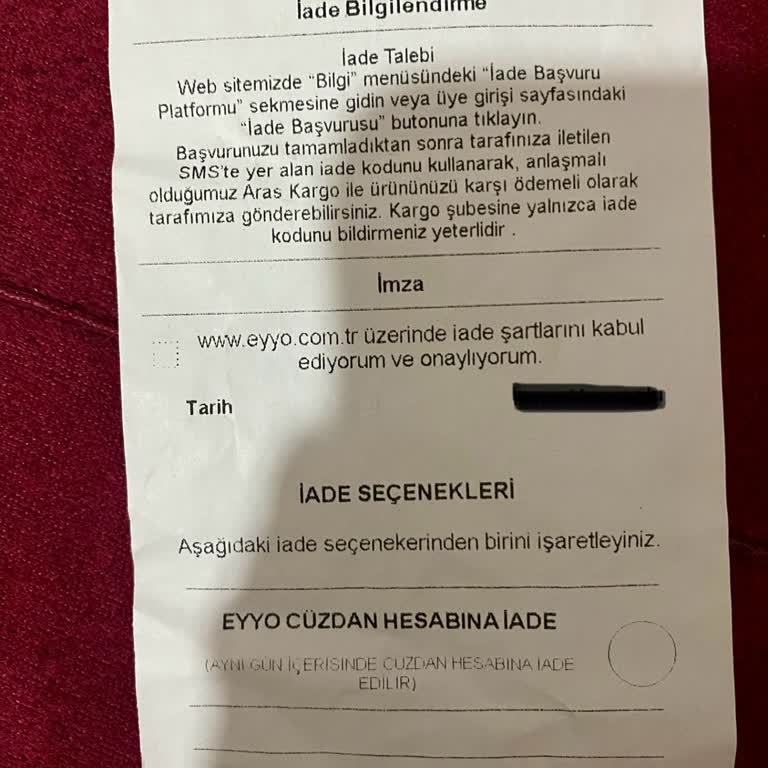 Trendyol'dan Alışverişte İade Sorunu