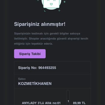 Kayıp Sipariş Ve İade Talebi