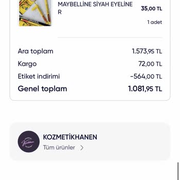 Kayıp Sipariş Ve İade Talebi