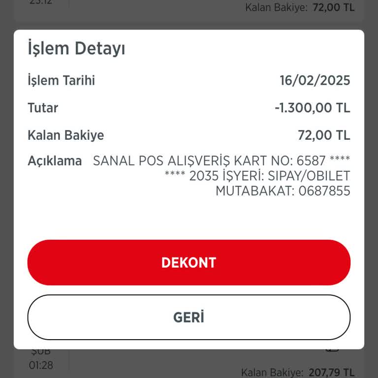 Bilet Alımında Yaşanan Sorun Ve Para Kaybı
