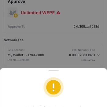 Binance Cüzdanında Wepe Token Satış Sorunu