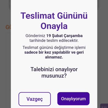 Teslimat Tarihi Erteleme Talebine Yanıtsız Kalındı