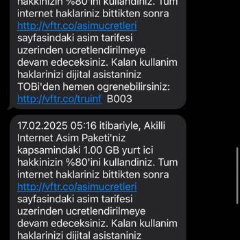 Gece Yarısı İnternet Aşımı Ve Müşteri Hizmetleri Sorunu