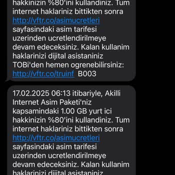 Gece Yarısı İnternet Aşımı Ve Müşteri Hizmetleri Sorunu
