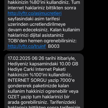 Gece Yarısı İnternet Aşımı Ve Müşteri Hizmetleri Sorunu