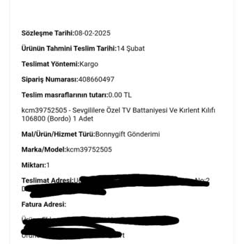 Geç Teslimat Ve İletişim Sorunları