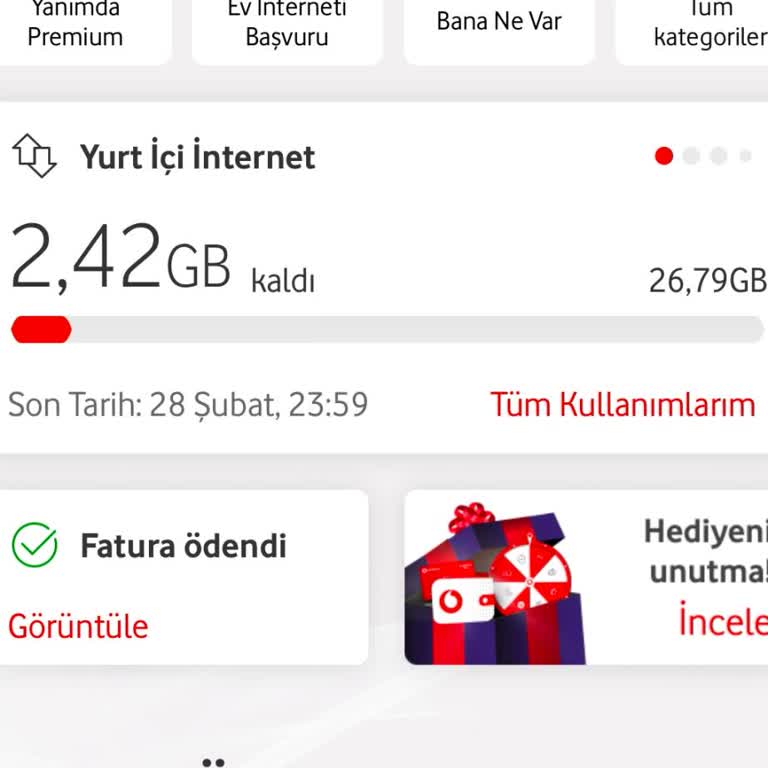 Vodafone'da Anlamsız İnternet Tüketimi