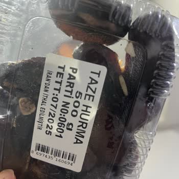 Güvenilir Sandığım Mağazadan Kurtlu Hurma Şoku