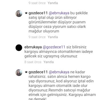Dolap.com'da Alıcıların Sorumluluklarını Yerine Getirmemesi