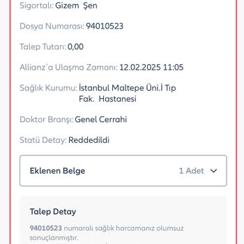 Allianz Sigorta Mağduriyeti: Ameliyat Öncesi Provizyon Sorunu