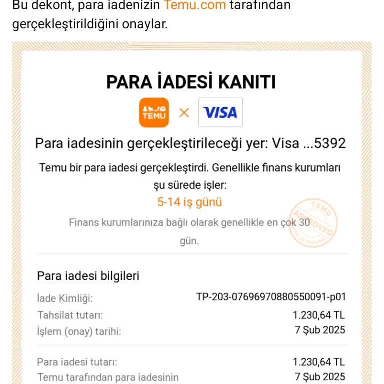 İade İşlemi Sorunu Ve Banka Karmaşası