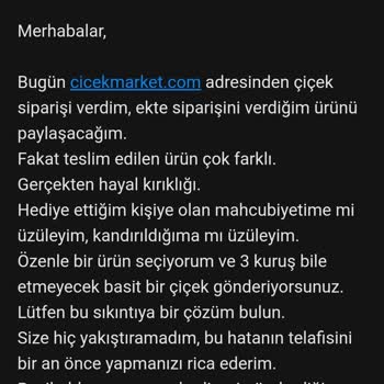 Yanlış Ürün Teslimatı Ve İlgisiz Müşteri Hizmeti
