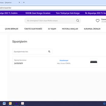 Kargosu Yapılmayan DVR Cihazı Ve İletişim Sorunu
