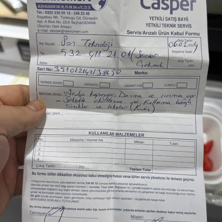 Casper Telefonun Sürekli Donma Sorunu