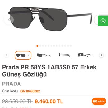 Sunglass Hut'ta Prada Gözlükte Haksız Fiyat Farkı