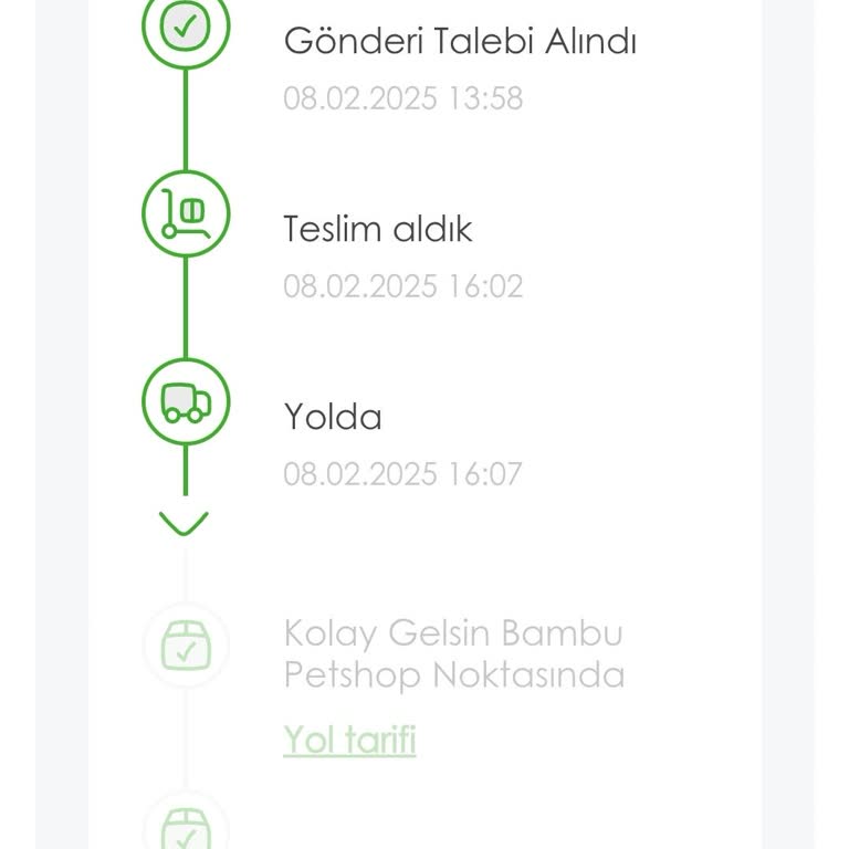 Kargo Hareketleri Ve Teslimat Bilgisi Eksikliği