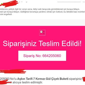 14 Şubat'ta Teslim Edilmeyen Çiçek Siparişi