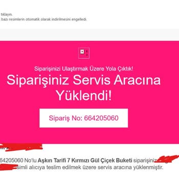 14 Şubat'ta Teslim Edilmeyen Çiçek Siparişi