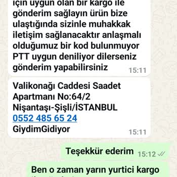 Nişantaşı Online Mağazasında İletişim Ve Hizmet Sorunları