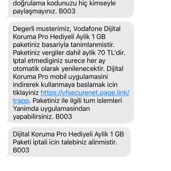 Vodafone'un Ücretli Pro Koruma Aldatmacası