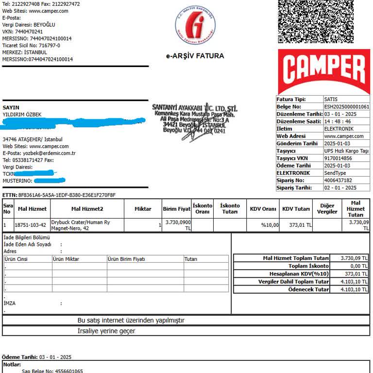 Geciken Ayakkabı Teslimatı Ve İade Sorunu