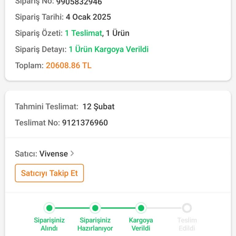 Trendyol Ve Vivense'nin Teslimat Sorunu
