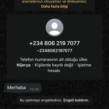Nijerya'dan Gelen Şüpheli Mesaj Ve Güvenlik Endişesi