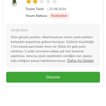 Yanıltıcı Görseller Ve Küçük Güllerle Hayal Kırıklığı