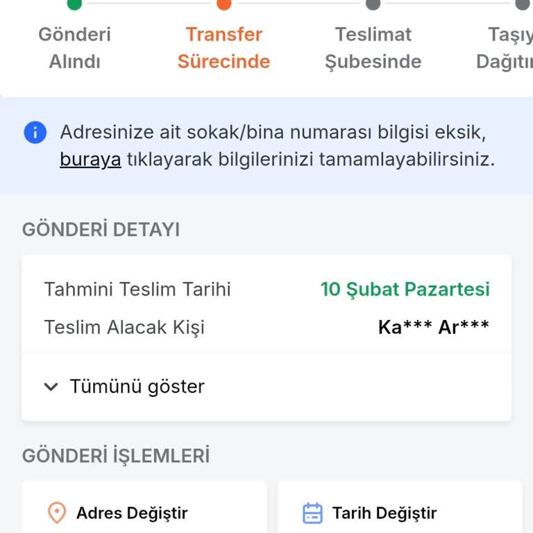 Kargom Nerede? Teslimat Tarihi Geçti!