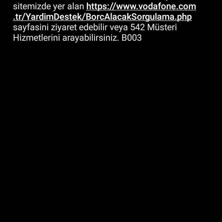 Vodafone Hatalı Fatura İşlemi Ve İade Sorunu
